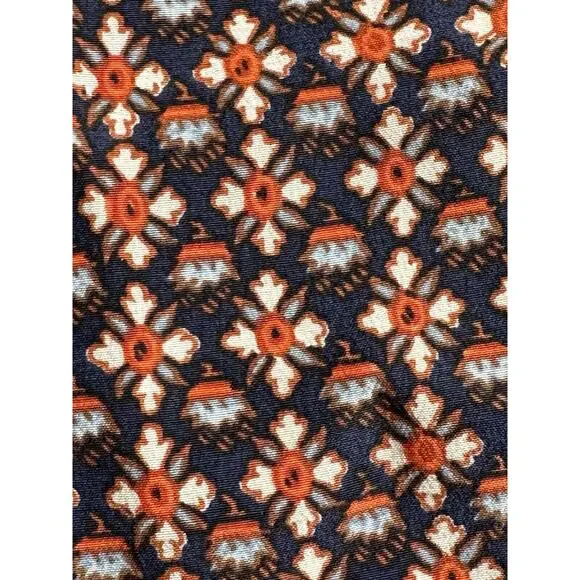 Tory Burch Women's Size 4 Elastic Waist Silk Summer Pants Floral Multicolor - Picture 8 of 15